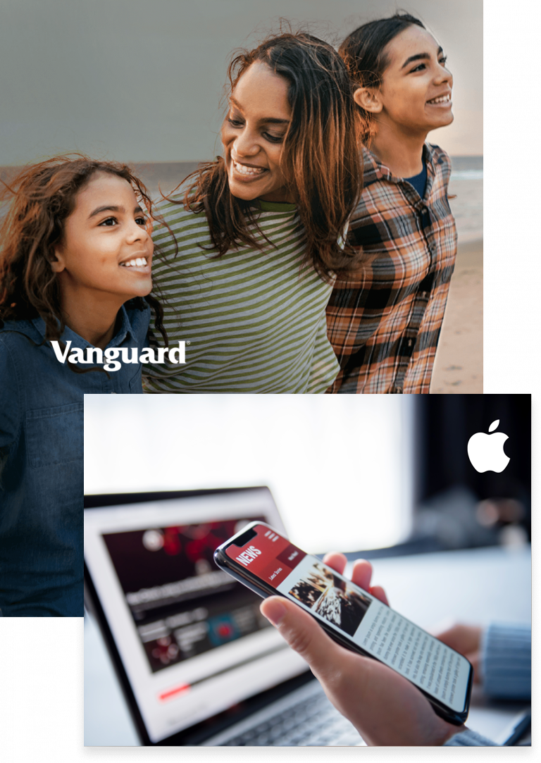 vanguard and apple logo